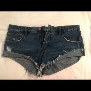 Free People Size 27 Jean Shorts